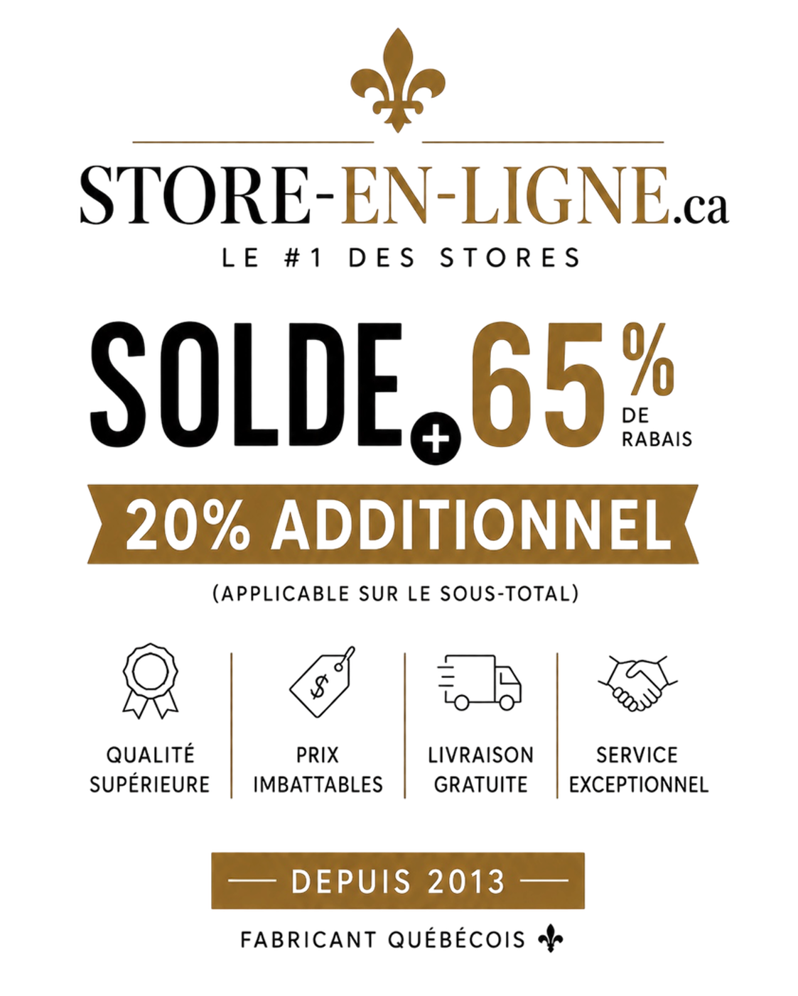 Promo 65% + 20%